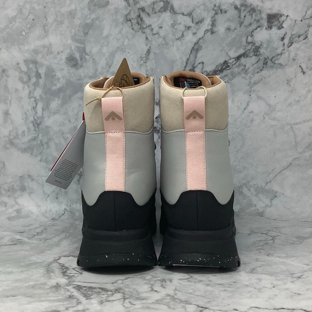 FitFlop Womens 8 Black Mix Neo D Hyker Waterproof Fabric Suede Boots P36-7 - Picture 4 of 11